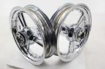 01-08 Harley Davidson Road King 16 In Front/Rear Wheel Set Chrome Detonator