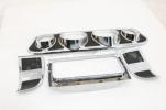 17-23 Harley Davidson Electra Flhtp Chrome Inner Fairing Gauge Trim