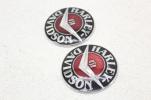 2013 Harley Davidson Road King Gas Fuel Tank Medallions Left Right