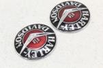 2013 Harley Davidson Road King Gas Fuel Tank Medallions Left Right