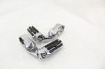 07-17 Harley Davidson Softail Deluxe crash bar Foot Rests Pegs Steps Set Pair