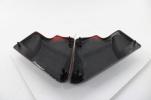 09-13 Harley Davidson Street Glide FLHX Left Right Pair Mid Side Frame Covers 